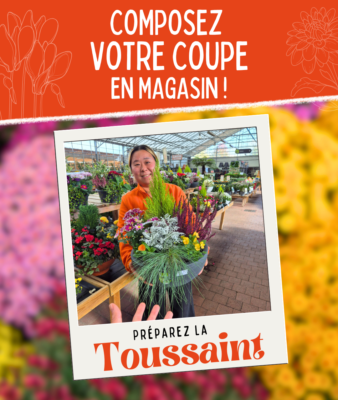 🌸 Préparez la Toussaint avec Jardinerie Loiseau 🌸